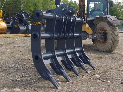 used excavator rake sale|used brush rake for excavator.